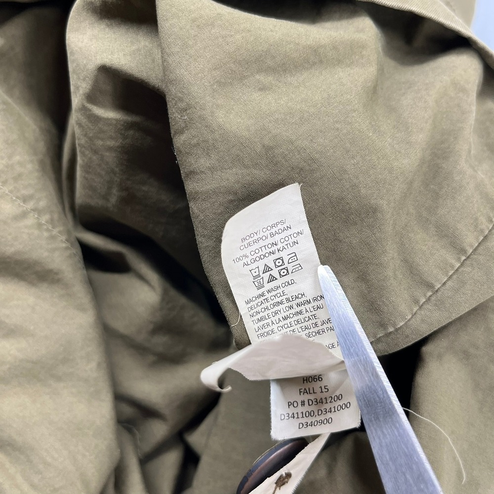 Lucky Brand Womens Small Olive Green Military Field Utility Jacket‎ Cotton - Picture 10 of 15